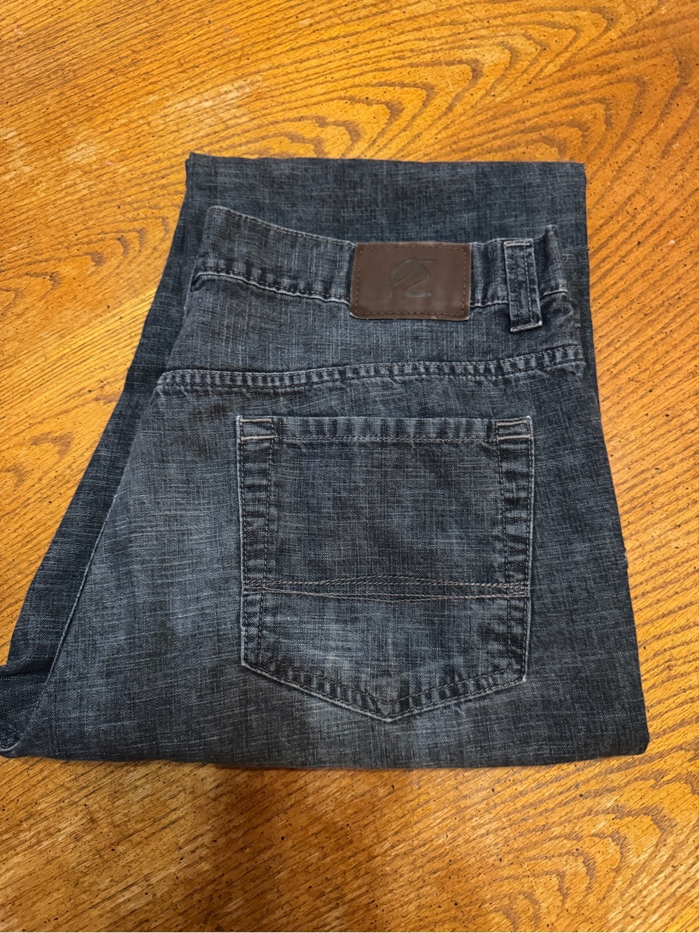 Perry Ellis Premium 38x30 Dark Wash Jeans Relaxed Fit Y2K